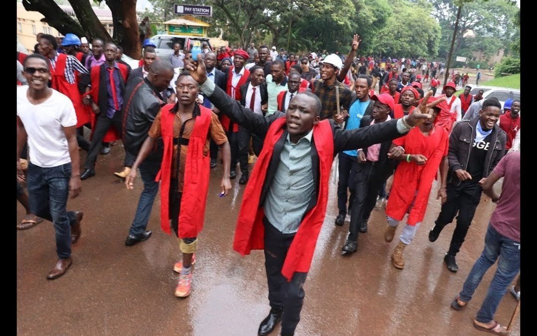 Makerere University Students Declare not to Stop Peaceful Protest
