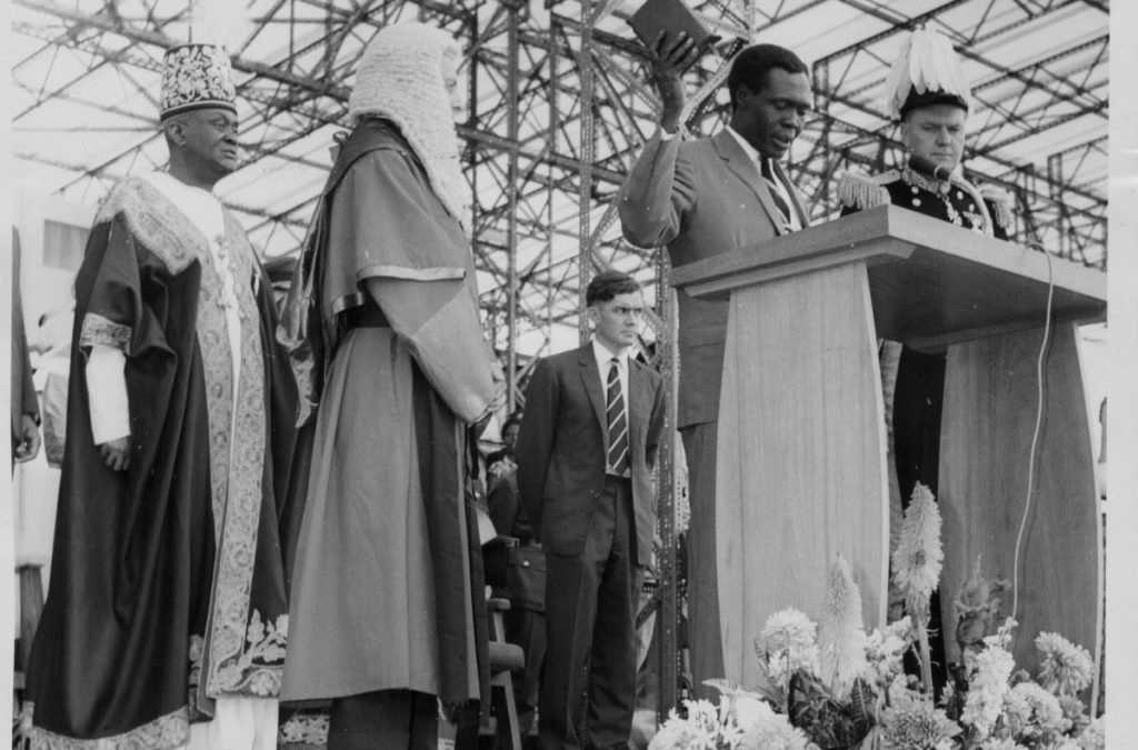 UGANDAN WHO LOWERED THE UNION JACK AND HOISTED THE UGANDA FLAG IS DEAD