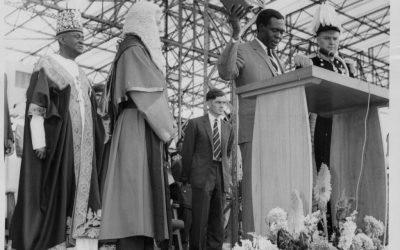 UGANDAN WHO LOWERED THE UNION JACK AND HOISTED THE UGANDA FLAG IS DEAD