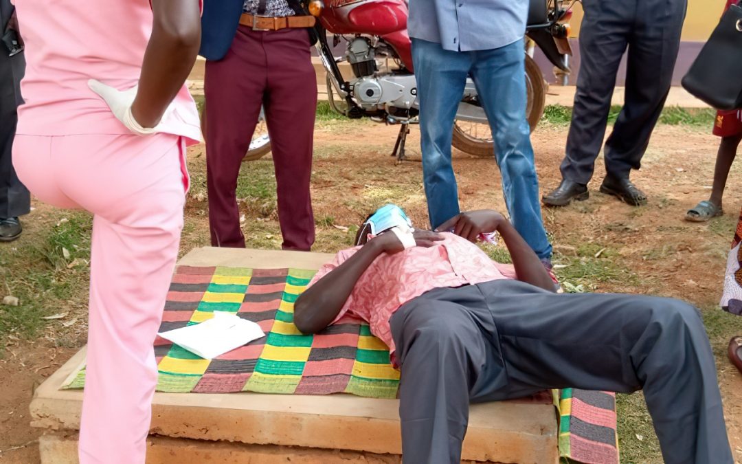 SAMUEL ODONGA OTTO COLLAPSES AT POLICE STATION