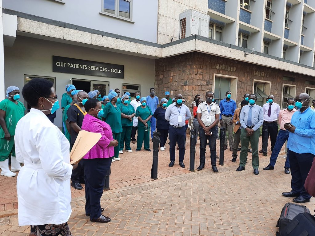 Uganda Health Officials